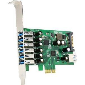StarTech.com 7 Port PCI Express USB 3.0 Card - Standard & Low-Profile PEXUSB3S7