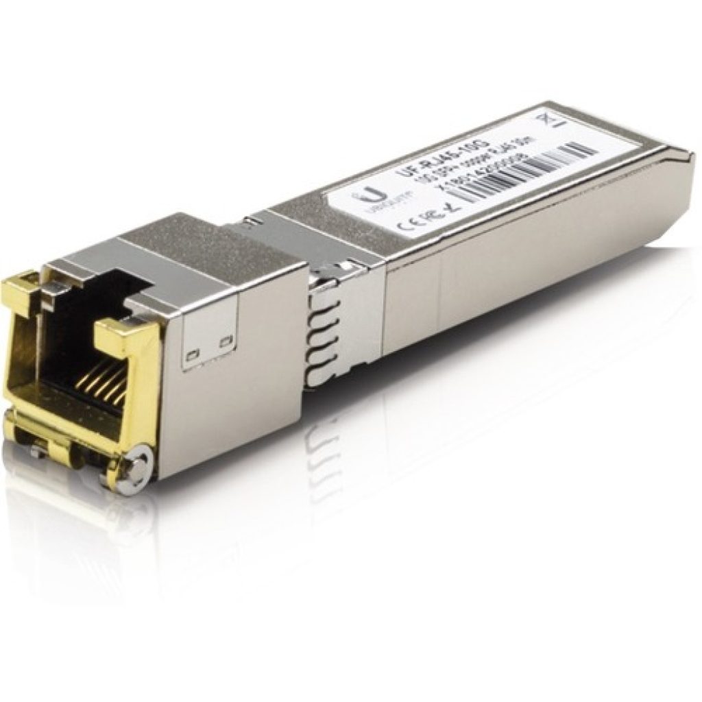 Netpatibles U Fiber UF-RJ45-10G SFP+ Module - For Data Networking - 1 x RJ-45 10GBase-T LAN - Twisted Pair10 Gigabit Ethernet - 10GBase-T