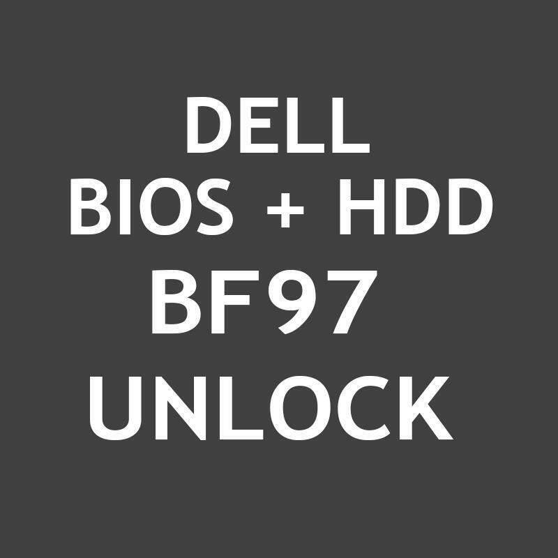 DELL Bios Admin Password Reset Unlock Removal Service Suffix BF97