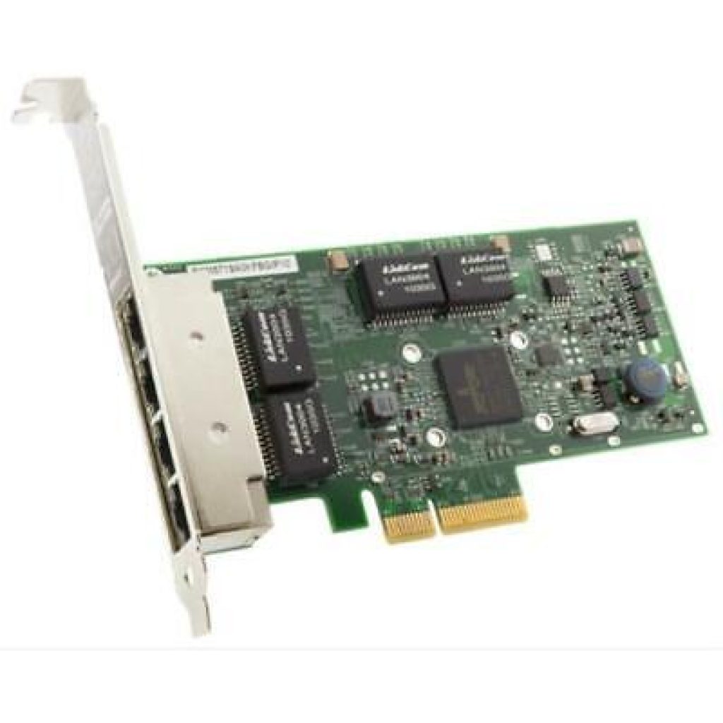 Broadcom BCM5719-4P 4x1G PCIe NIC Ethernet Adapter Card 1Gb Quad Port - Brown Box