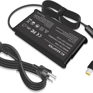 170W Charger for Lenovo Thinkpad P1 X1 Extreme Gen 1 2 3 4 5 6, Y7000 R7000 Y540 P53 P70 P71 P72 P73 W541 W540 T540p E560p ADL170SCC3A, Slim Tip Laptop Adapter